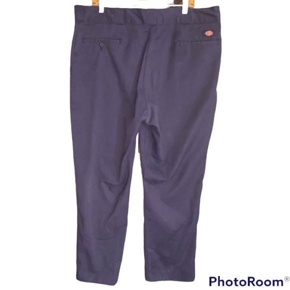 DICKIES MENS BLUE PANTS 874 ORIGINAL FIT SIZE 42X32 - Picture 2 of 8